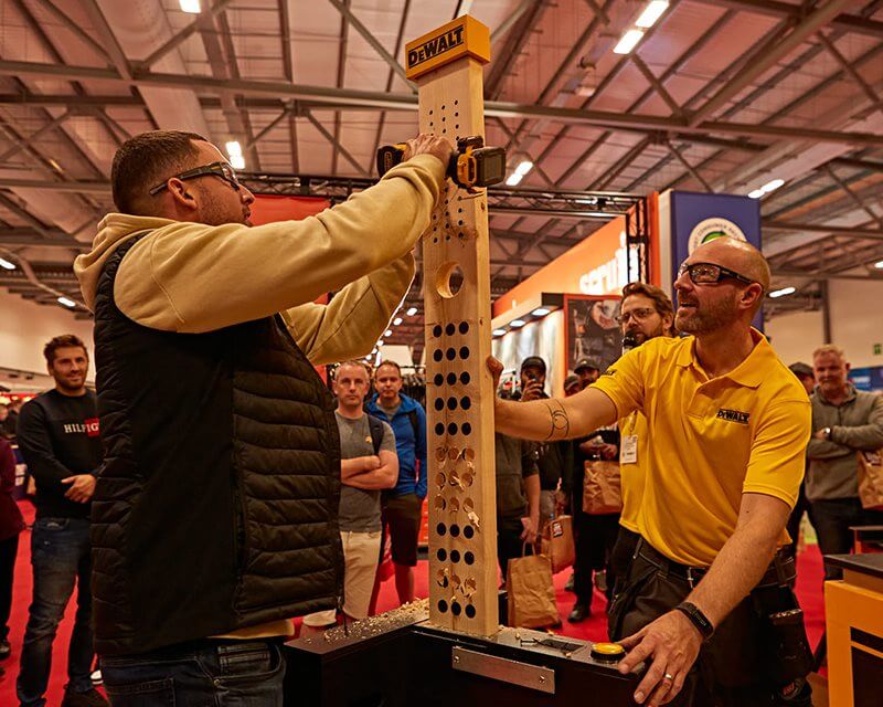 screwfix live dewalt demonstration